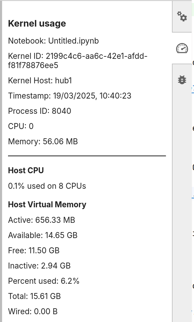 CPU and Memory Usage